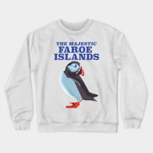 The Majestic Faroe Islands travel poster Crewneck Sweatshirt